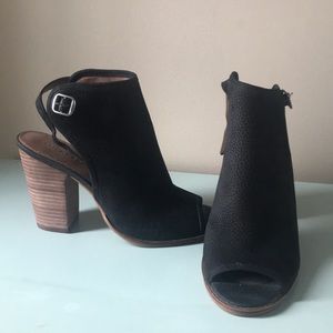 Lucky Brand open toe/open heel bootie
